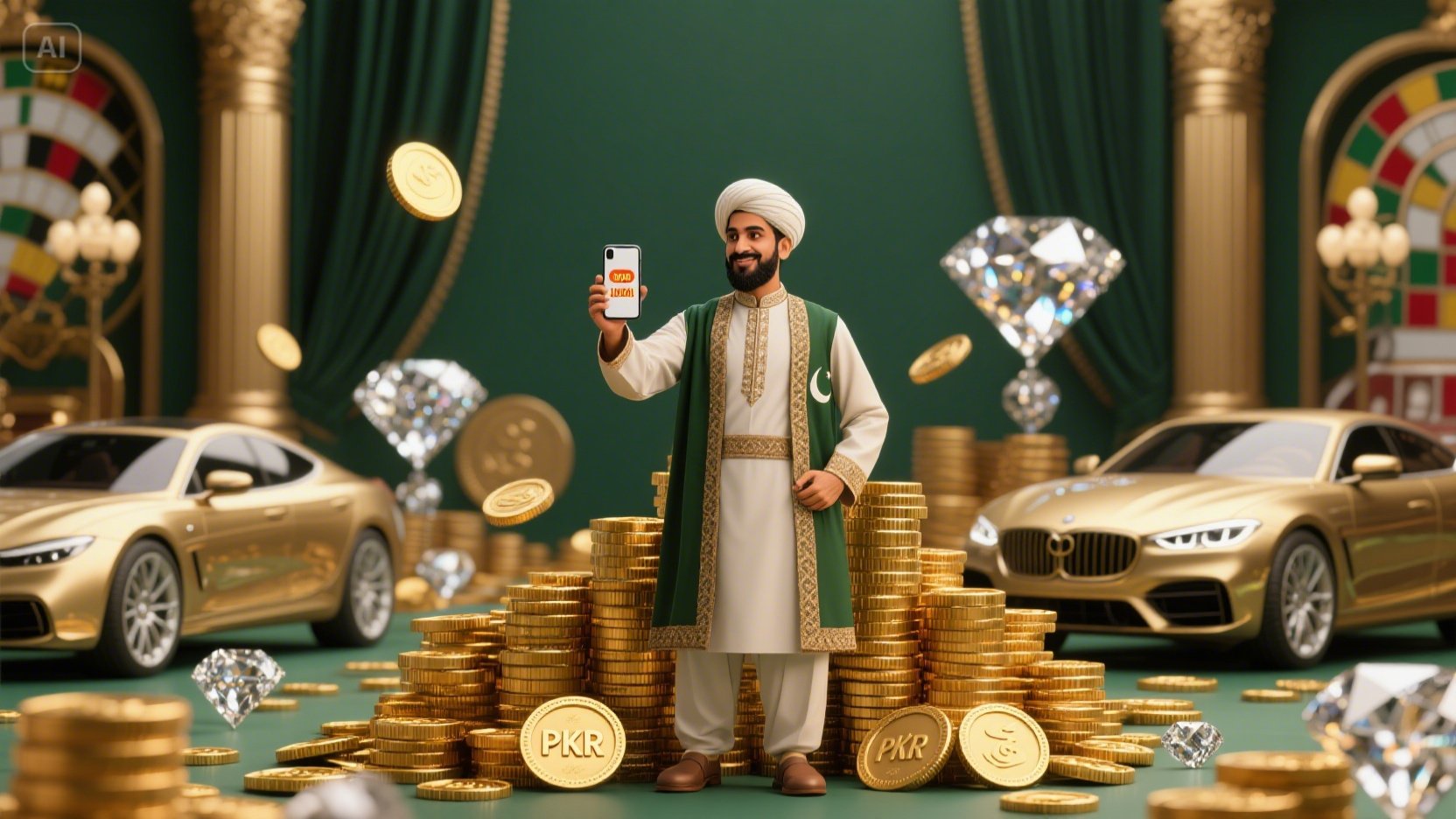 Casino fortune game app desktop and mobile interfaces